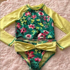 Tommy bahama rash guard bikini set